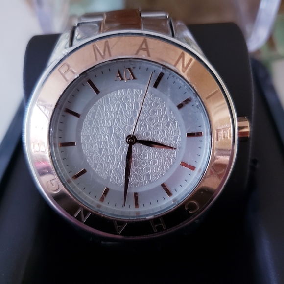 ARMANI EXCHANGE Two  Tone Ladies Watch - Picture 6 of 14